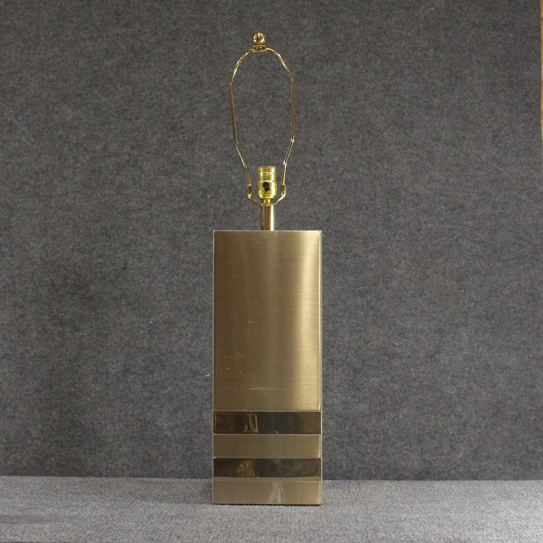 Paul Evan Style Table Lamp Cityscape Chrome (1 of 5)