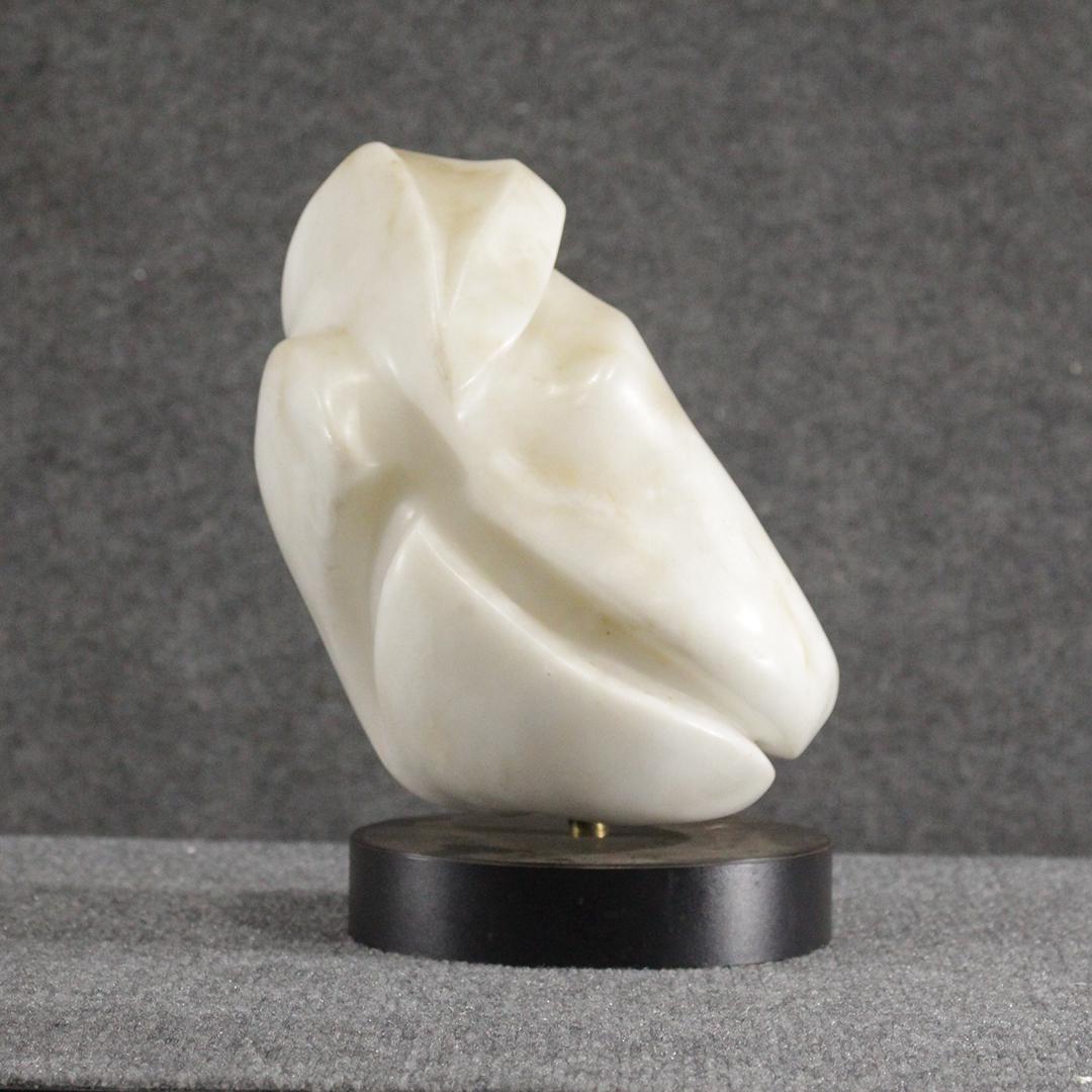 Mid-Century Carved Alabaster Abstract Sculpture (1 of 8)
