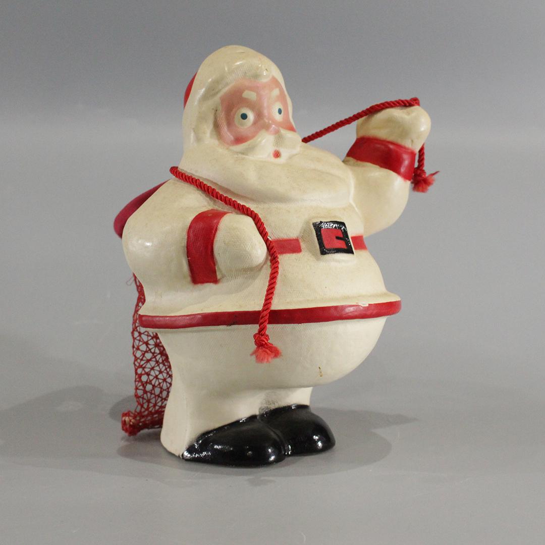Large Paper Mache Santa Candy Container (1 of 6)