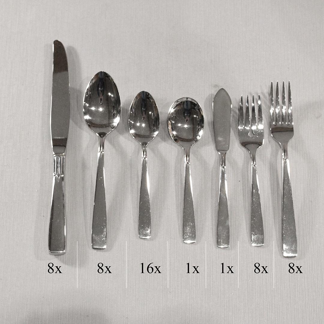 OneidaCraft Service 8 Flatware Stainless in Box (1 of 10)