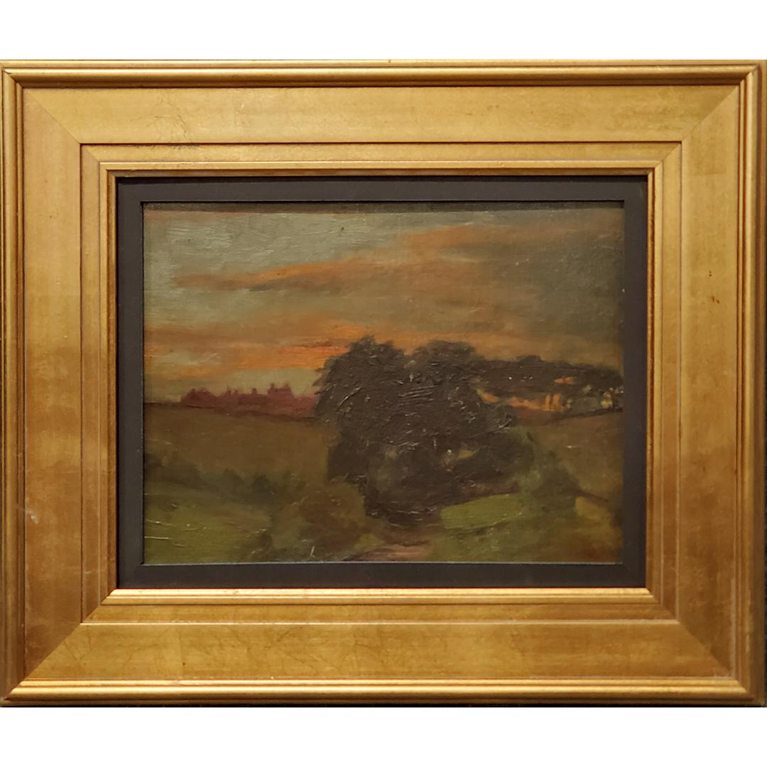 John Joseph Enneking, Oil/b, Impressionist Landscape (1 of 5)