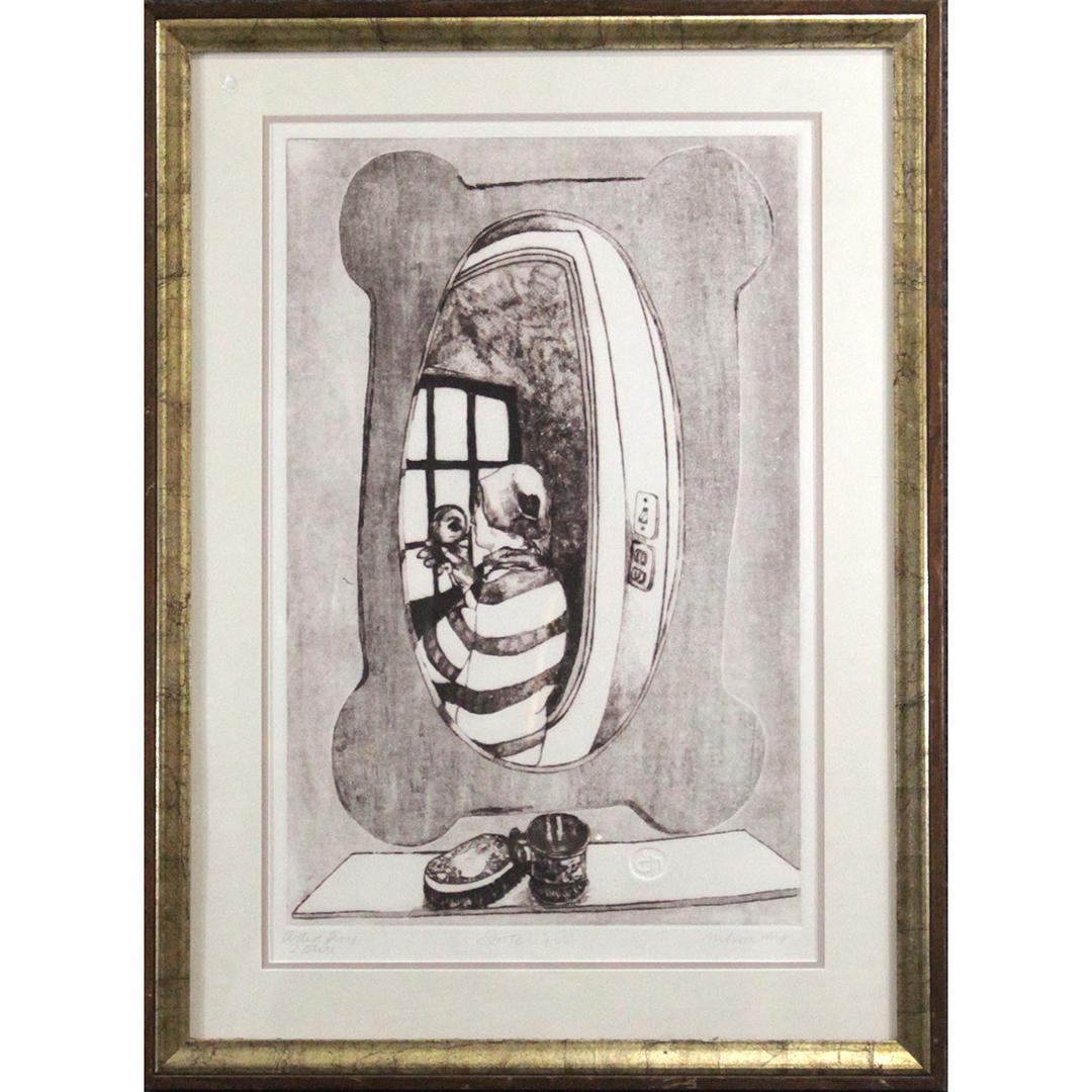 Mid-Century Modern Lithograph "Interiors" Artist Proof (1 of 8)