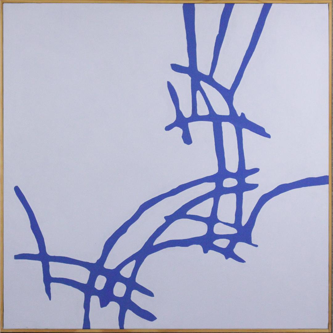 Wayne Cunningham, American, Modernism Abstract in Blue (1 of 6)