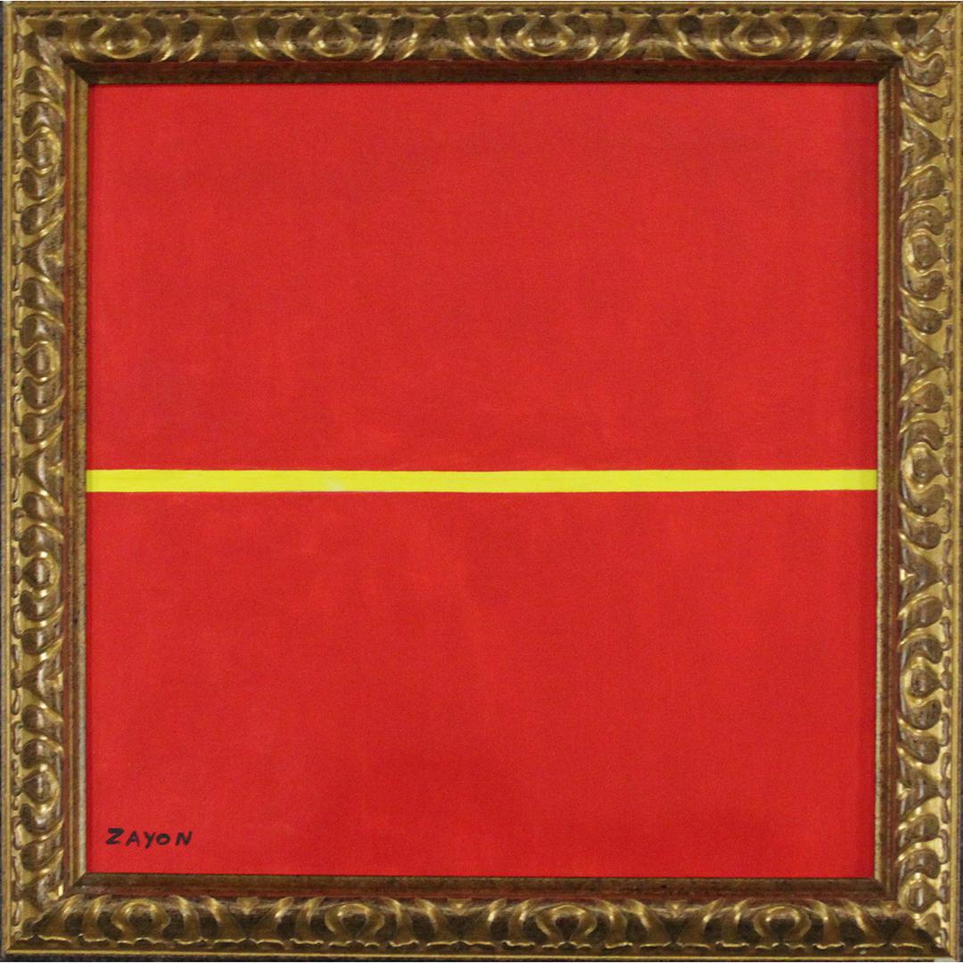 SEYMOUR ZAYON Mid Century Modern ABSTRACT Square & Line (1 of 4)