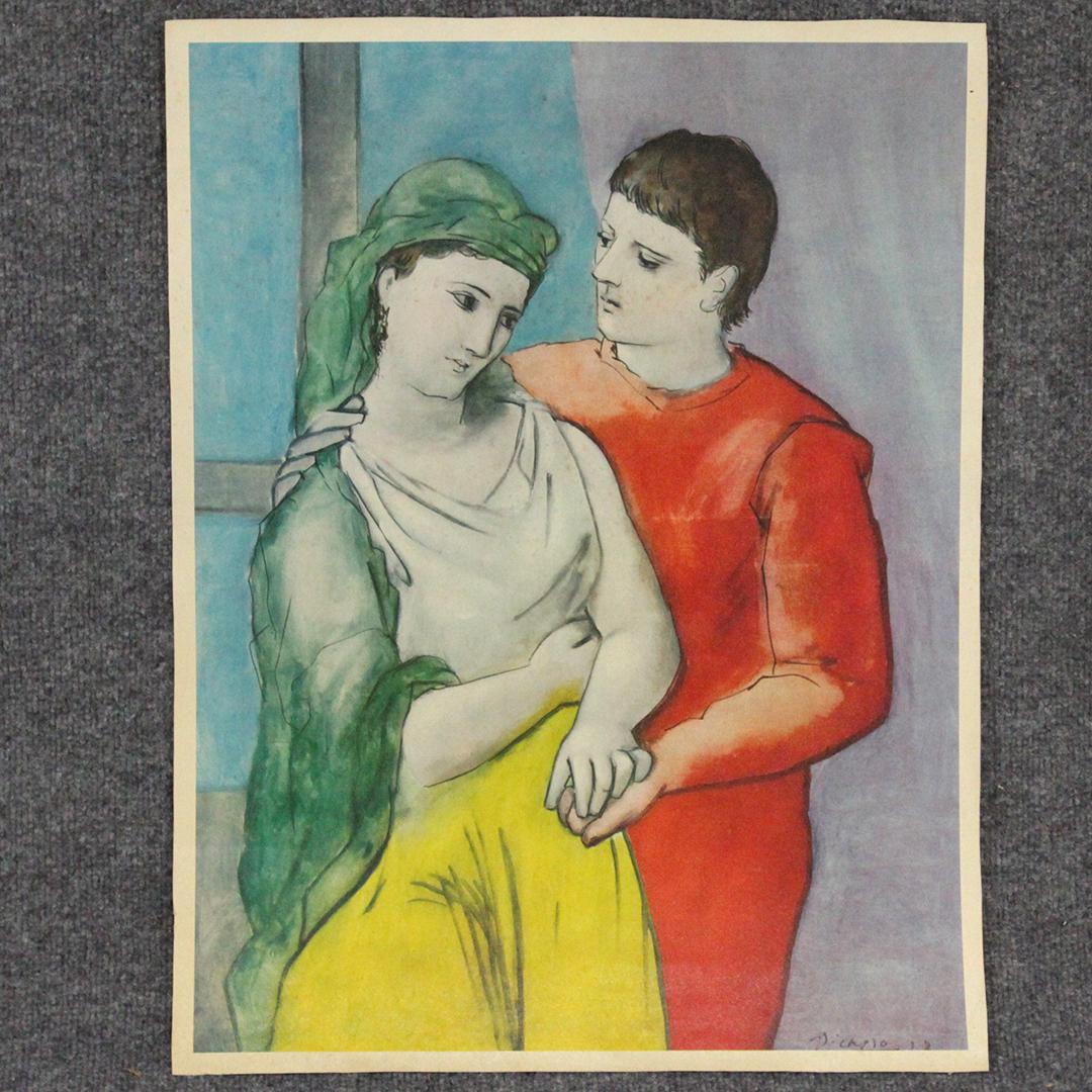 PABLO PICASSO (Spanish 1881-1973) Print on Canvas (1 of 5)