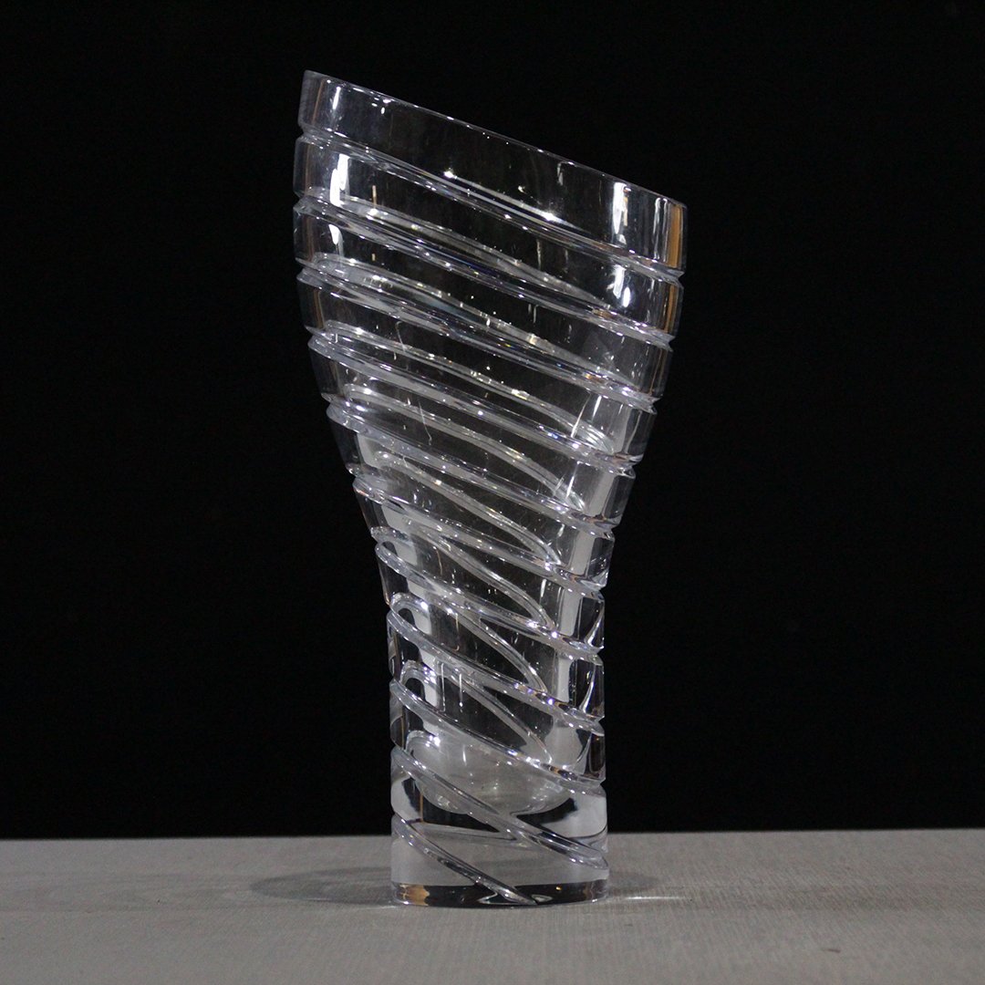 Nambe Art Glass Crystal Vase. Comet Hale Bopp 5202 (1 of 7)