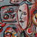 R. Monti , Mid-Century Modern Figure, Faces in Abstract - 3