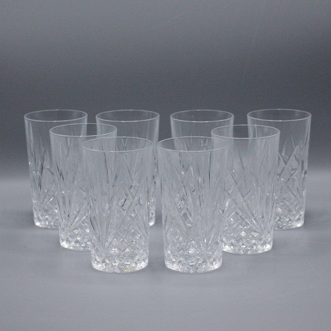 Set of 8 Waterford style Drinking glass cups (1 of 4)