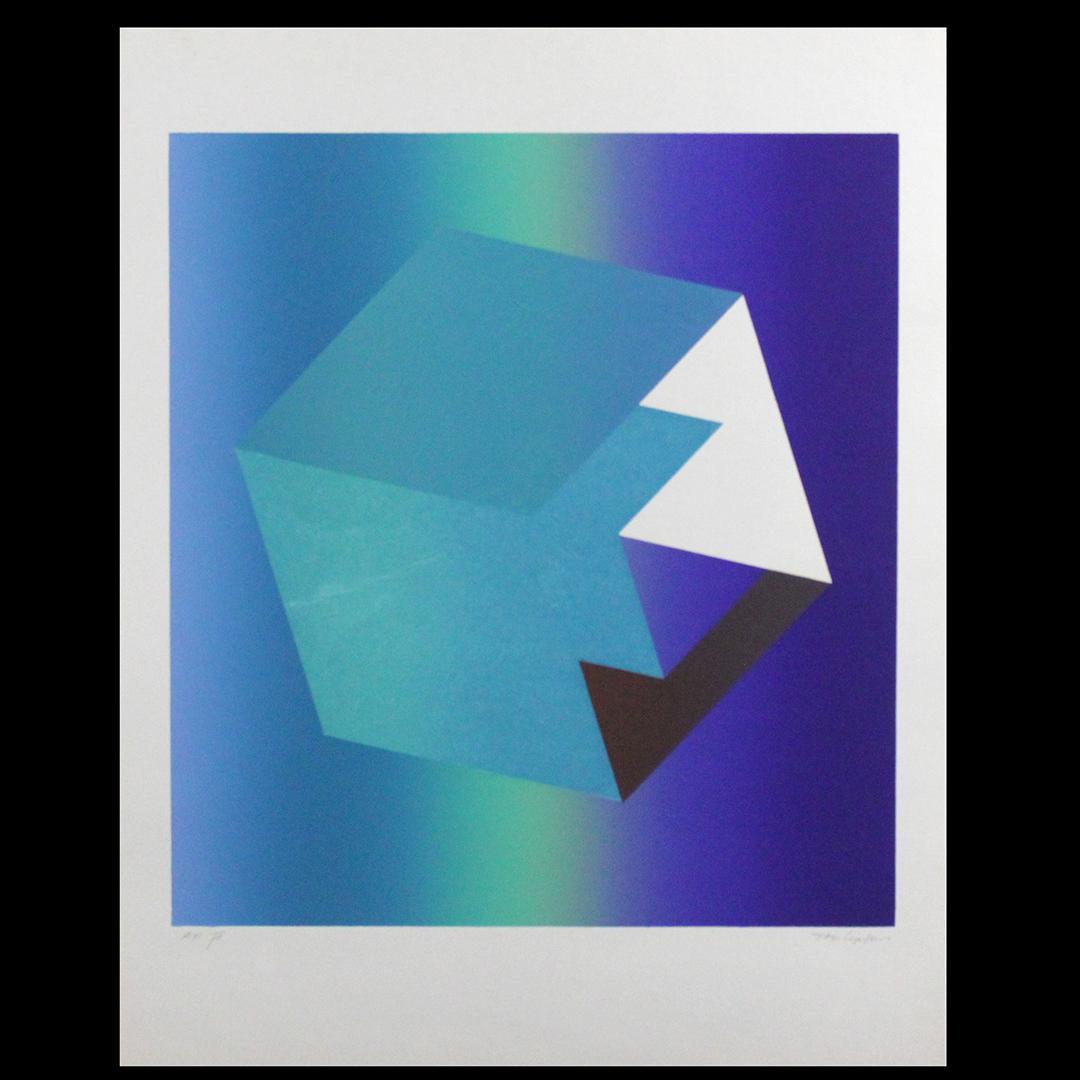 TAD LIPSKI 1978, AP,   Off Set Lithograph, Op Art (1 of 4)