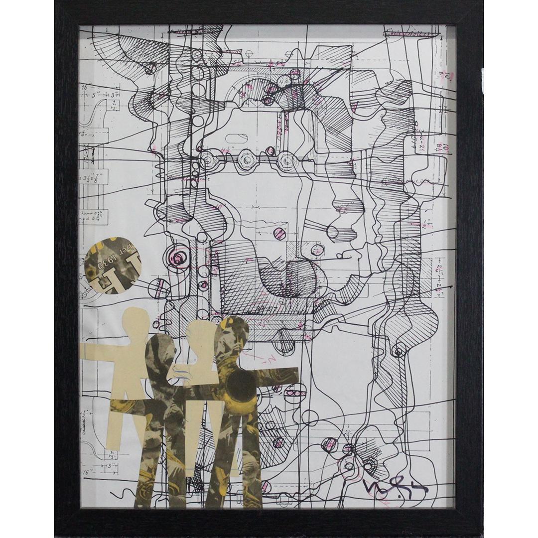 Wayne Cunningham, American 20th C, Modernism Collage (1 of 7)