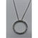 14 K White Gold and Diamonds "CIRCLE OF LIFE" Pendant