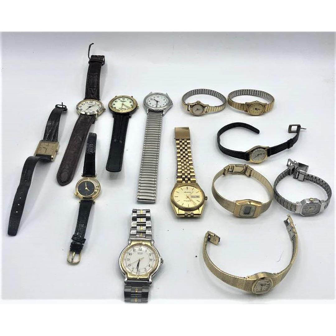 Thirteen [3] Assorted Vintage Wrist Watches (1 of 7)