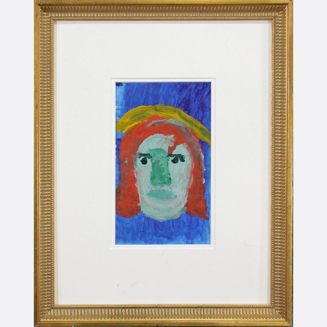 JUSTIN MORTIMER, UK,  Oil/b Portrait Face Green Nose (1 of 6)