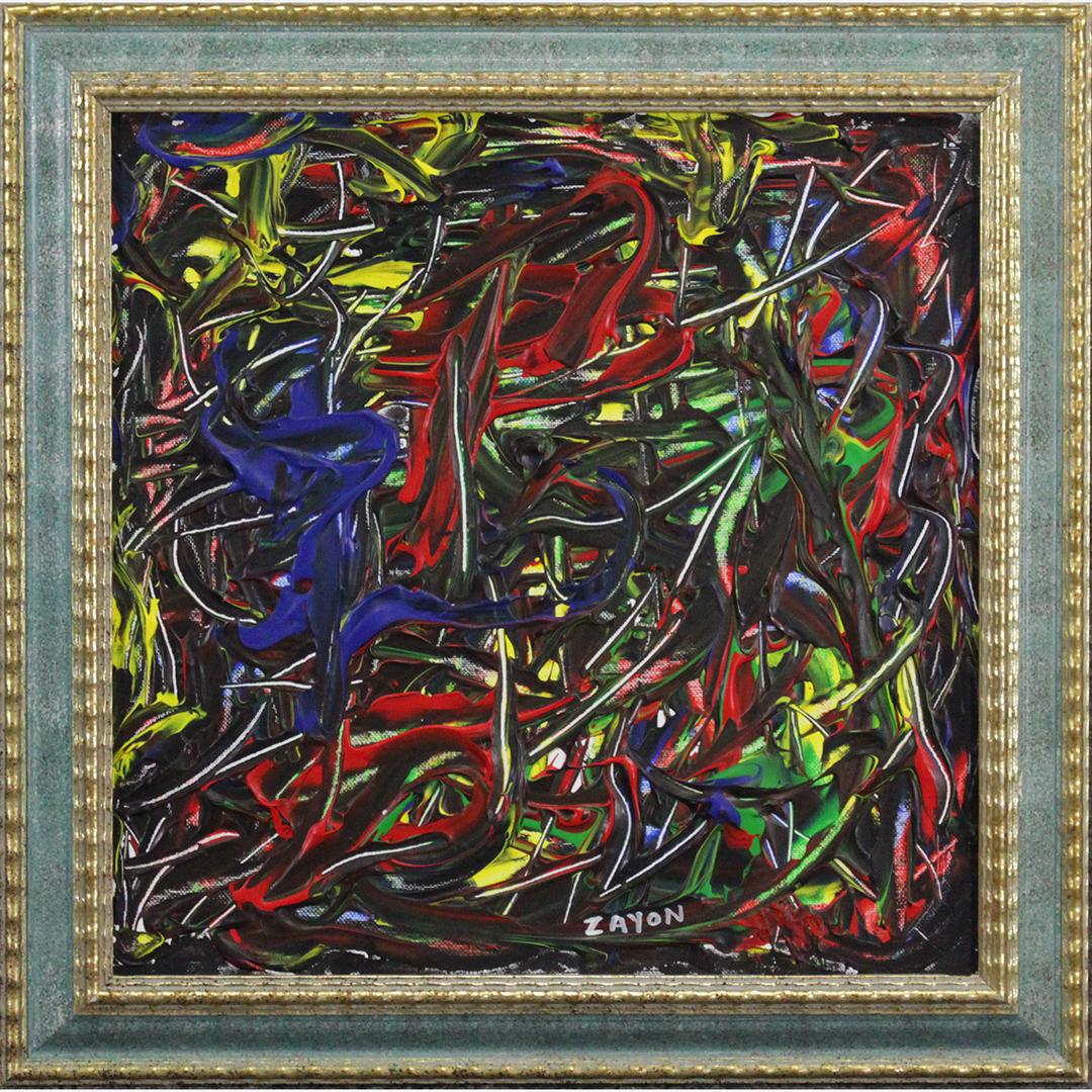SEYMOUR ZAYON Mid Century Modern ABSTRACT Oil/b (1 of 8)