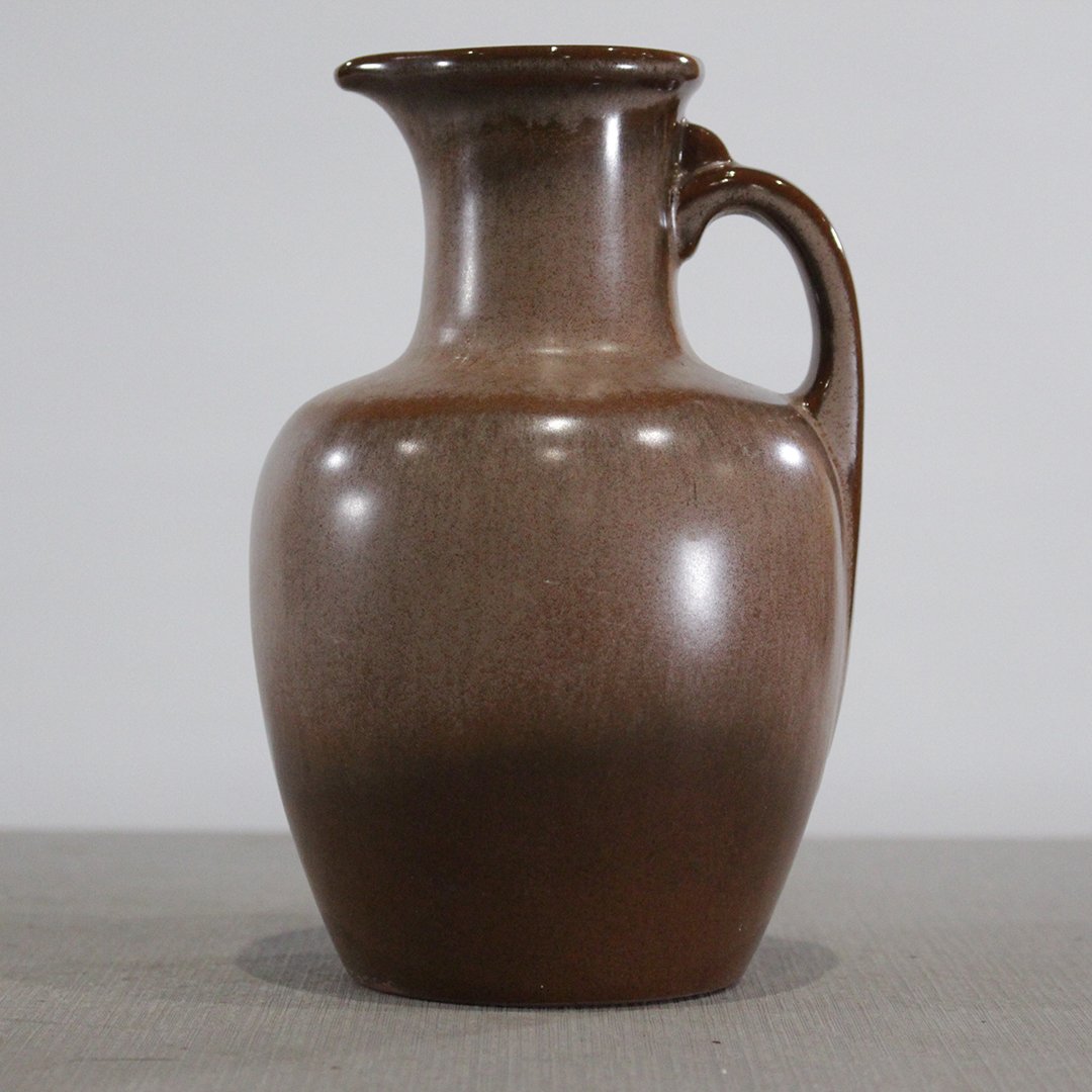 FRANKOMA Mid-Century Pottery Serving Pitcher, Brown (1 of 6)