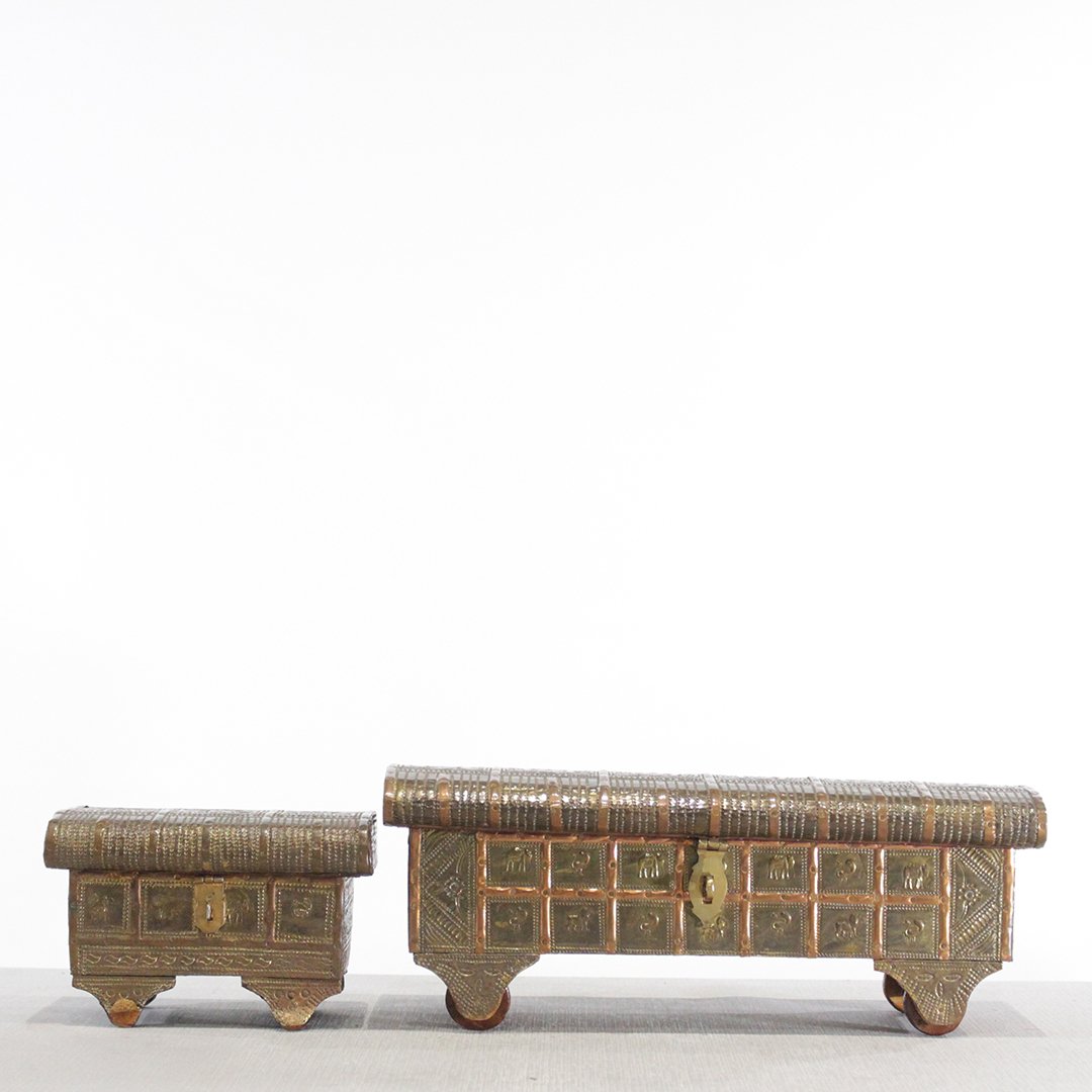 Two [2] Indo-Persian Jewelry Caskets Fitted Interiors (1 of 13)