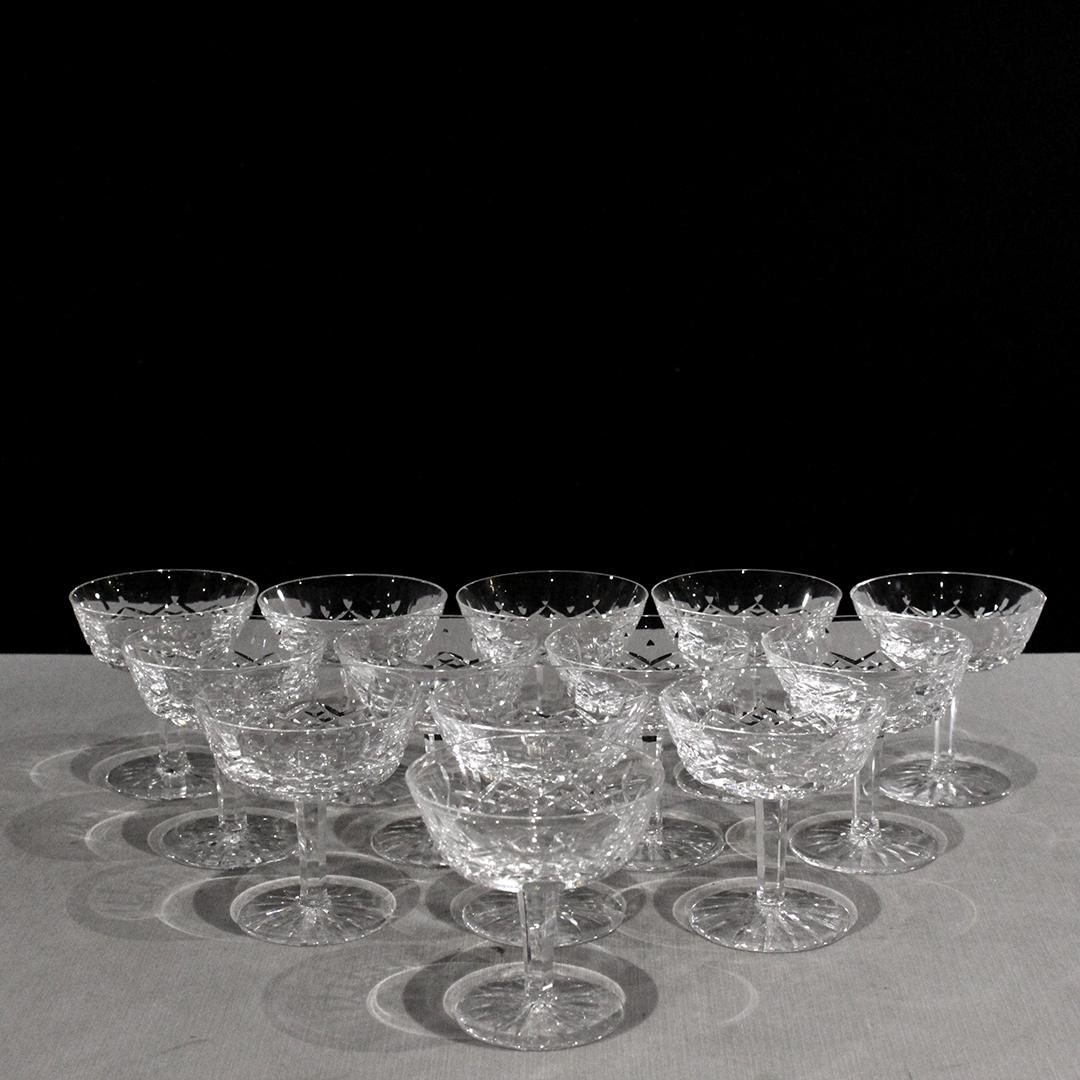 13 Signed WATERFORD Crystal Glass Stemware (1 of 9)