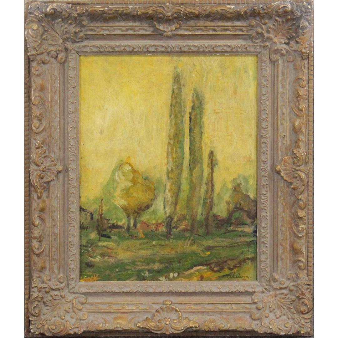 ALBERT MARIE LEBOURG, Oil/b Impressionist Landscape (1 of 8)