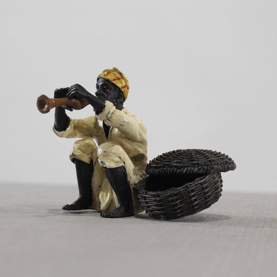 after Bergman Austrian Bronze Snake Charmer with Basket (1 of 6)