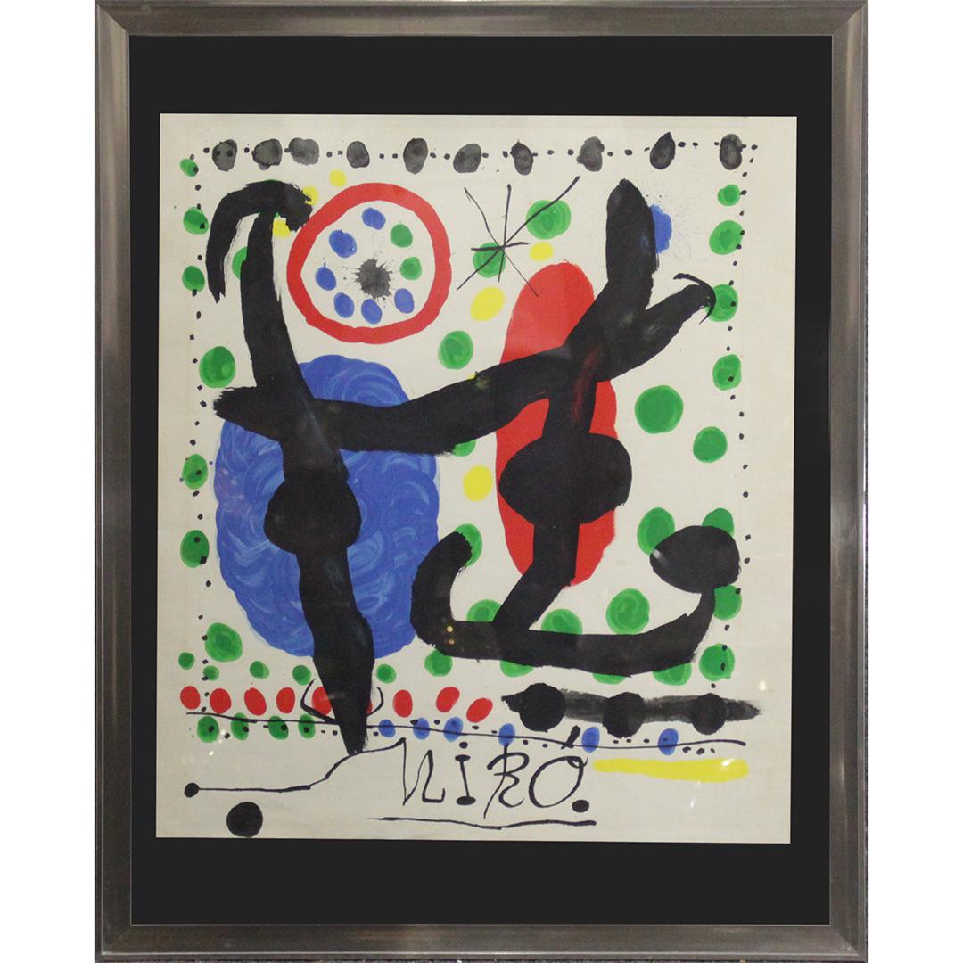 Miro Lithograph, Framed, Signed in Plate (1 of 6)