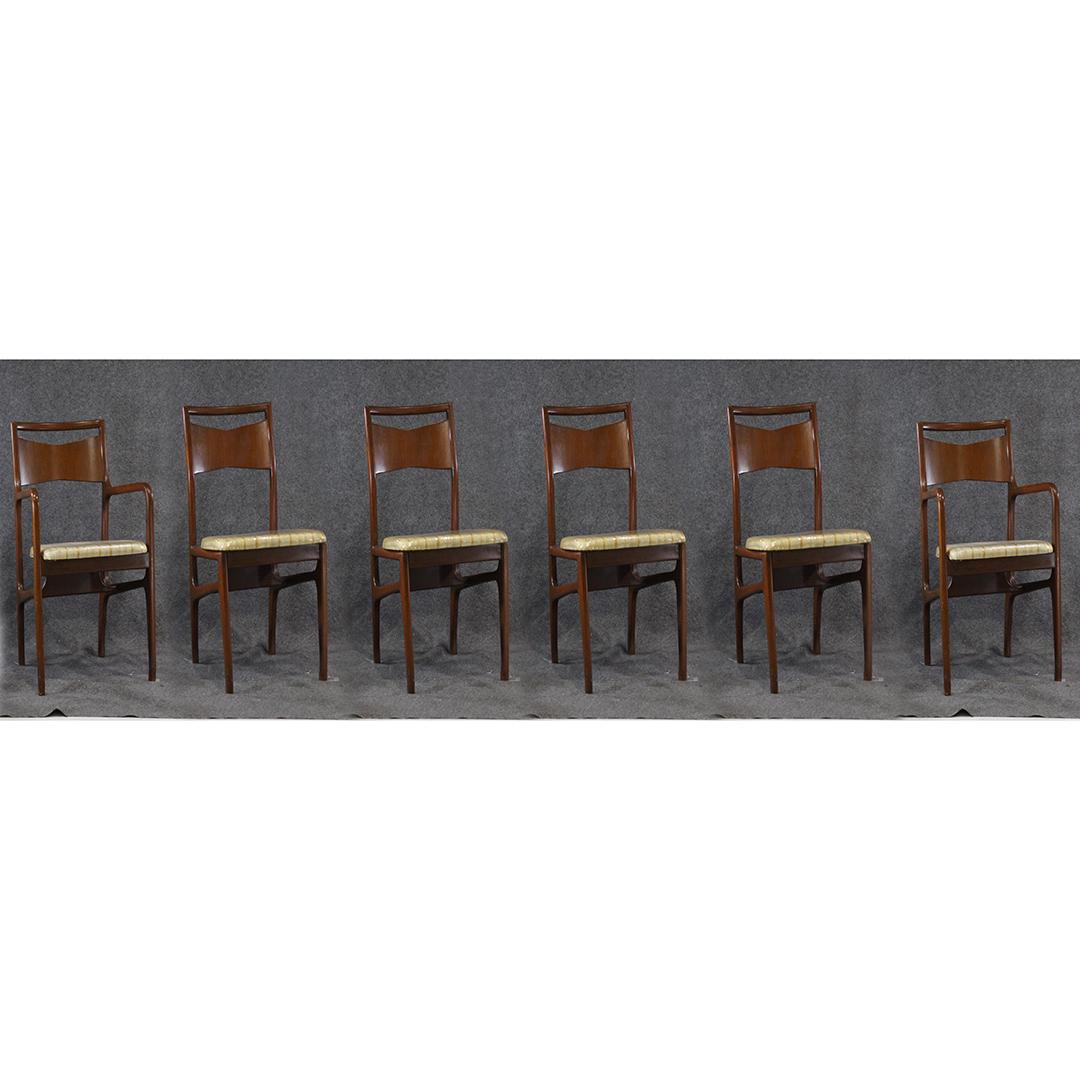 Set 6 Mid-Century Modern Danish Design Dining Chairs (1 of 14)