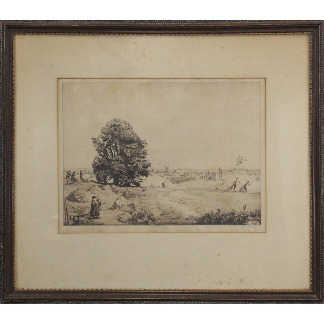 P Brunk, #2/20 Pencil Signed Engraving. (1 of 7)