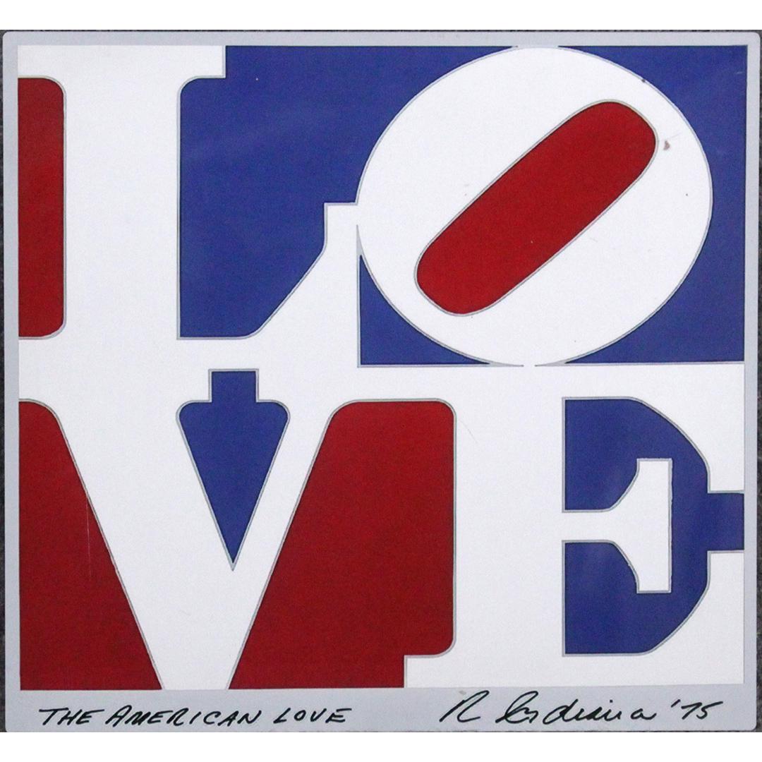 Robert Indiana, The American Love Serigraph on Metal (1 of 6)