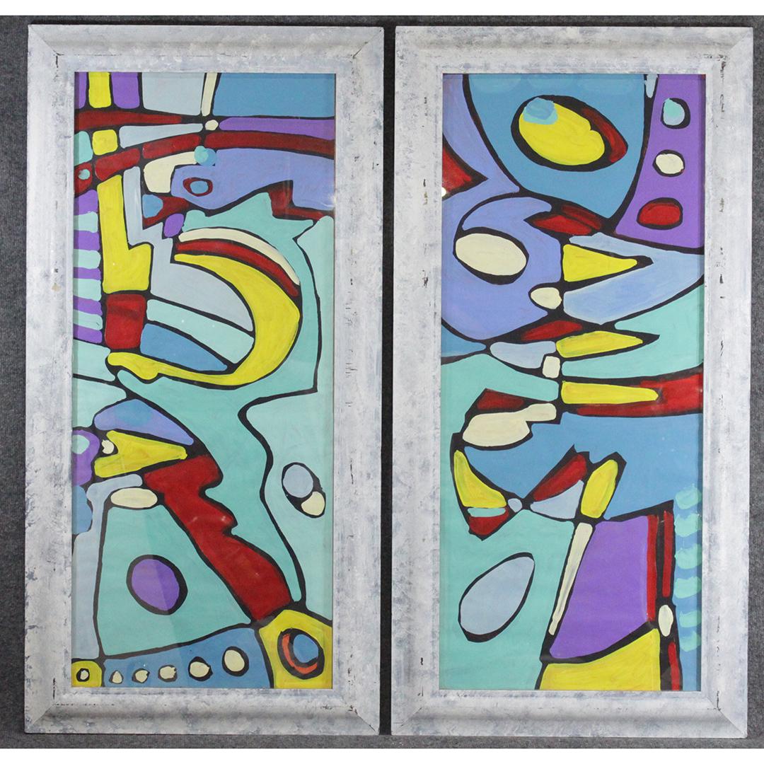 Wayne Cunningham, American, Modernism Abstract Double (1 of 8)