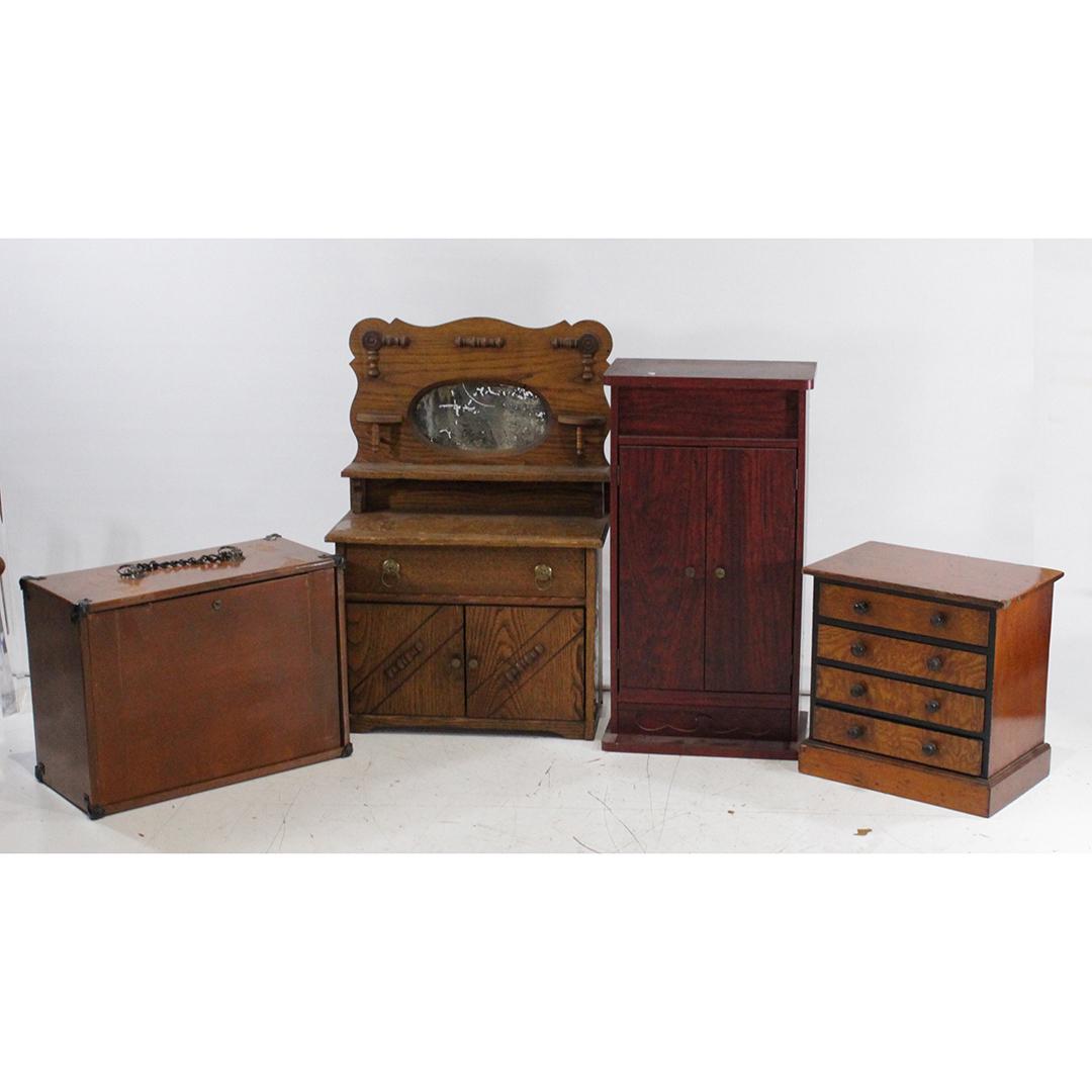 Four [4] Assorted Miniature Antique Dressers and Boxes (1 of 13)
