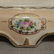 French Porcelain Double Inkwell Hand Painted Flowers - 5