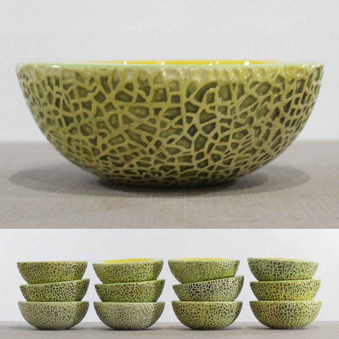[12] Vintage c. 1959 HOLT HOWARD Japan Melon Bowls (1 of 8)