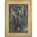 E BRINGHER, Mid-Century Modern Oil/c Two Figures