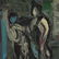 E BRINGHER, Mid-Century Modern Oil/c Two Figures - 3