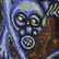 Unique Outsider Art Oil Painting Junk Yard Dogs, Signed - 5