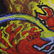 Unique Outsider Art Oil Painting Junk Yard Dogs, Signed - 6