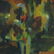 Mid-Century Modern Abstract Figure in Landscape Oil/b - 3