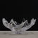 Signed ART VANNES FRANCE Crystal Glass Center Bowl