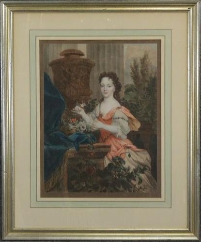 French Aristocrat Woman Portrait Duchesse D (1 of 7)