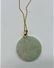 14 K Yellow Gold and Jade Pendant Necklace Oriental - 6