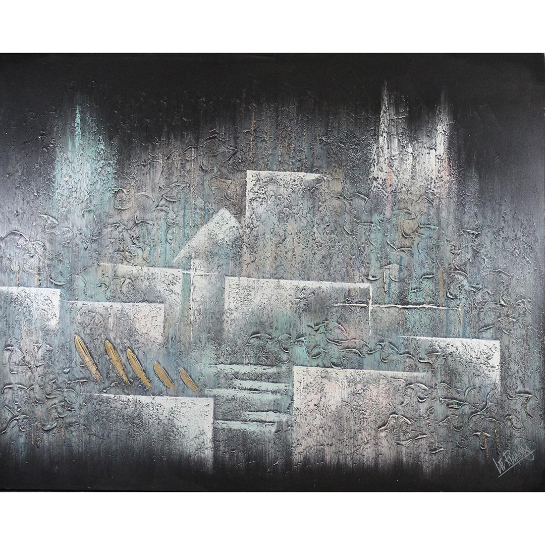 Lee Reynolds aka Lee Burr, Large Painting Abstract: Lee Reynolds aka Lee Burr, Large Painting Abstract acrylic on canvas. Signed Lee Reynolds, pen name Vanguard Studios , Beverly Hills, California. Size: 48 x 60 inches. ASKart: Biography Lee BurrBorn i