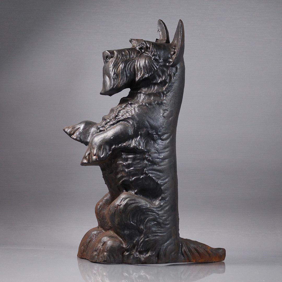 Cast Iron Standing Scotty Dog Door Stop: Cast Iron Standing Scotty Dog Door Stop. Size: 16 x 10 inches