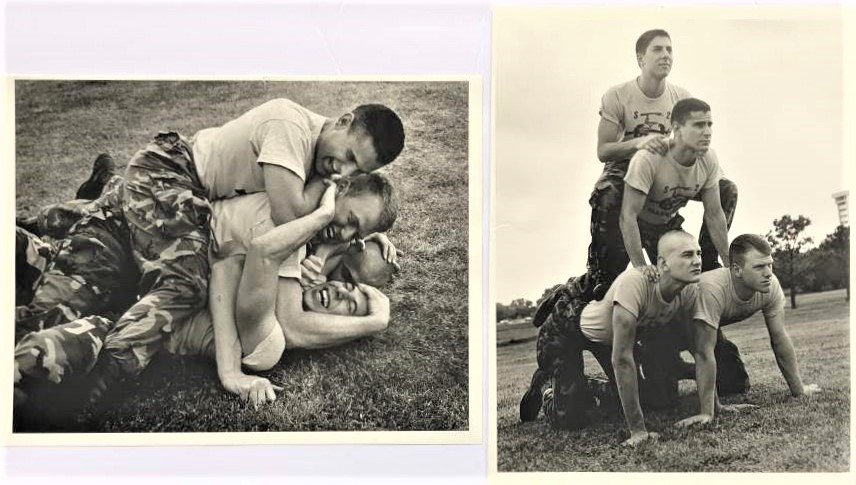 Bruce Weber, [2] Gravure Photograph Army Buddies: Bruce Weber, [2] Gravure Photograph Army Buddies. Gravure photographs. Size: 9.25 in. x 12 in.