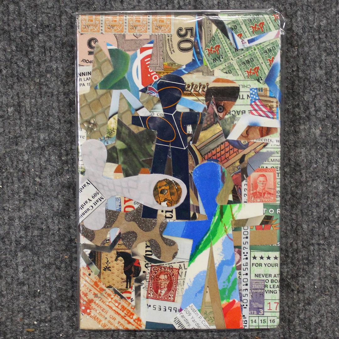 Wayne Cunningham, American 20th C, Modernism Collage: Wayne Cunningham, American 20th C, Modernism Collage. Signed. Well listed American Artist. Size: 7 3/4 x 5; Wayne Cunningham (20th Century)Wayne Cunningham was active/lived in United States. Wayne Cun