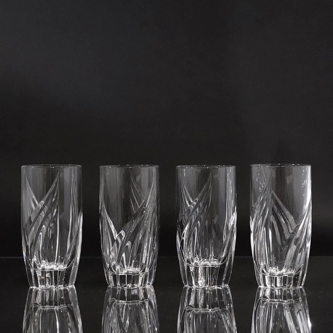 Eight [8] Signed LENOX Crystal Glass Drinking Glasses: Eight [8] Signed LENOX Crystal Glass Drinking Glasses. Size: 6 in.