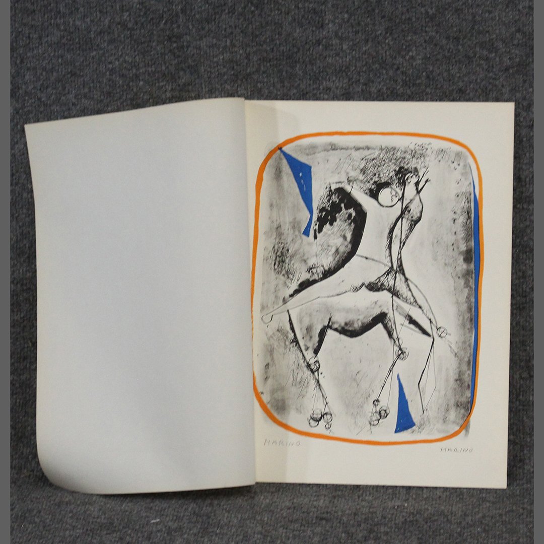 Marino Marini (1901 - 1980) Lithograph Acrobats: Marino Marini (1901 - 1980) Lithograph Acrobats. Pencil signed and also signed in plate. Size: 15,5 in. x 12 in.