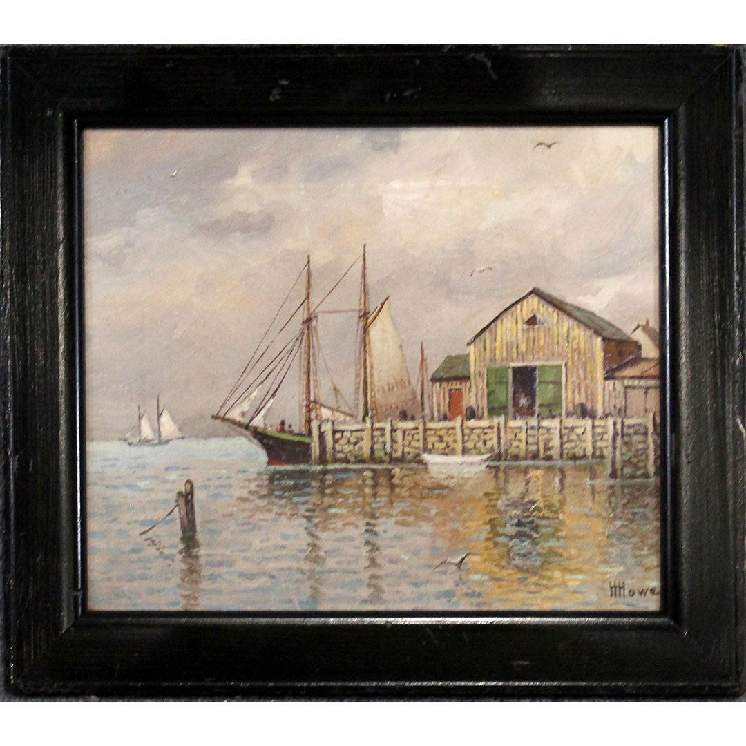 Harry Hambro Howe 1886-1968 O/c Gloucester Harbor Ma. (1 of 7)