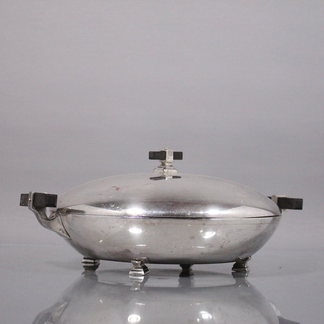 Pairpoint Mfg. Co. Modern Design SP Covered Serving Pot (1 of 8)