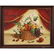 Vintage Still Life Oil Painting Basket of Fruit, Drapes