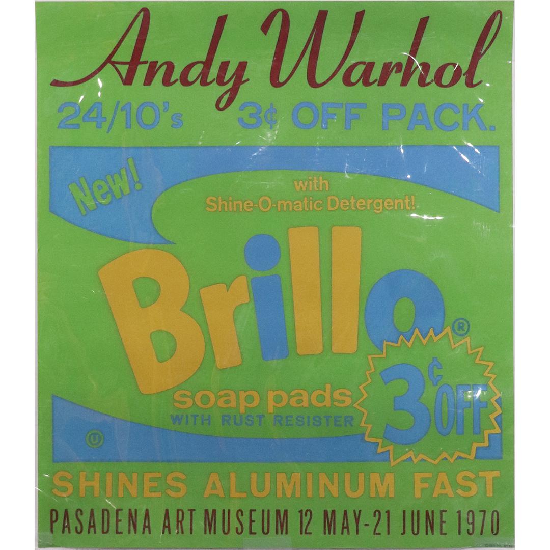 Andy Warhol Exhibition Poster Print of Warhol Brillo (1 of 4)