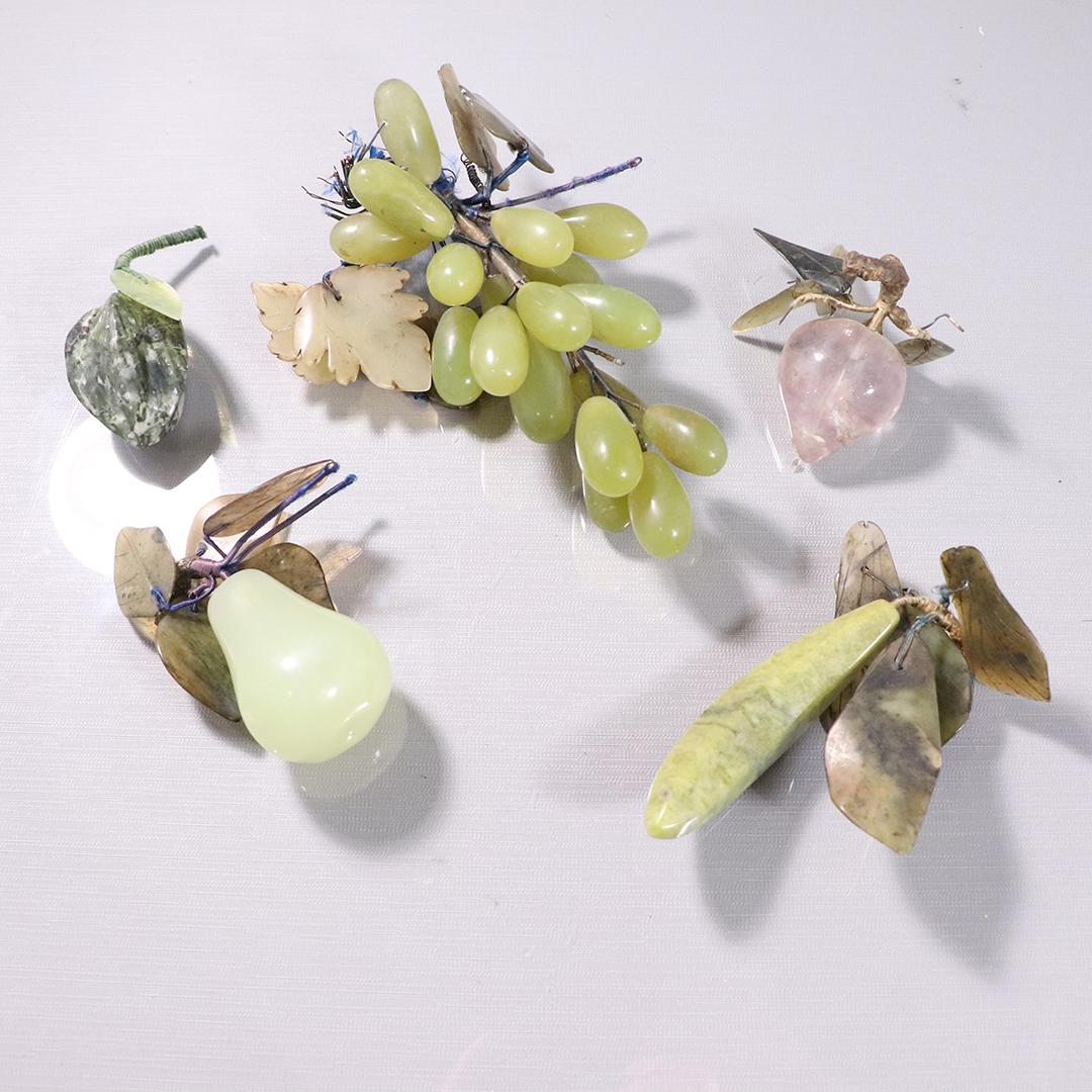 [5] Assorted Oriental Jade Fruit Decoration - Vintage (1 of 4)
